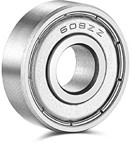 Cooswai 608-ZZ Guide Bearing Wood Band Saw Blade Thrust Bearing 8x22x7mm