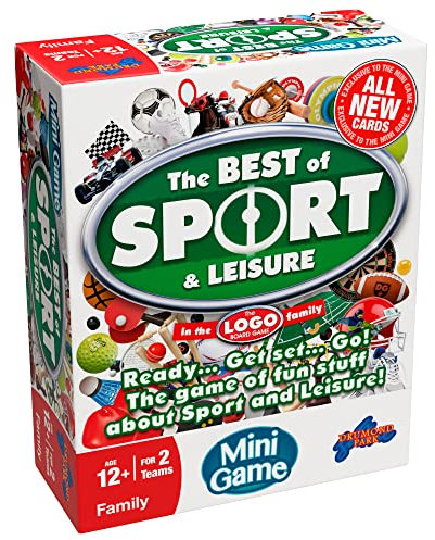 Drumond Park LOGO Mini Best of Sport and Leisure Board Game, Board Game for Sports Fans, Board Games for Travelling, Family Mini Games for Adults and the whole Family, Suitable from 12 Years+