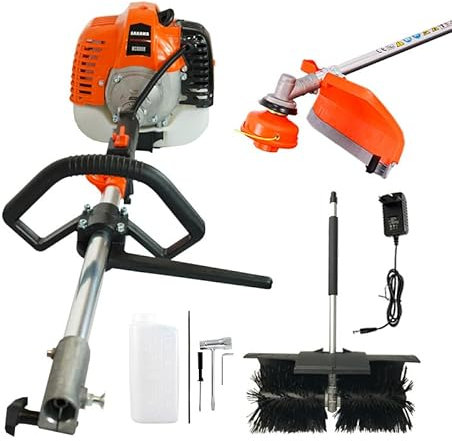 SAKAWA Desbrozadora Arranque a Batería Cepillo Césped Barredora