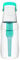 Dafi Botella de Filtro de Agua SOLID Turquesa, 0,5 L - con Filtro de Carbón activado que mejora el pH, sin BPA, Elimina el sabor y el olor a cloro, fabricada con resistente Tritan™