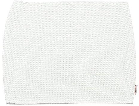 HOBEA-Germany Housse de positionnement pour bébé pour Coussin d'allaitement XXL Coussin de positionnement Coussin de Grossesse (Motif gaufré Blanc, Housse de positionnement)