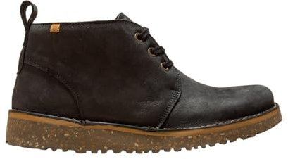 El Naturalista Unisex-adulto Botines con cordones FELSEN, mujer,hombre Botines,plantilla desmontable,botas cortas,BLACK,43 EU / 8.5 UK