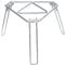 NUZAMAS Foldable Triangle Kettle Stand Furnace Bracket Gas Stove Heat Resistance Collapsible Burner Stove Stand Grill Cooking Pot Campfire Stand for Camping Cooking