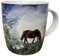 Alex Clark Horse and Cow Parsley Mug - Equestrian - Flowers - Original Artwork - Cup for Nature Lovers - Gift Ideas - Perfect for Coffee & Tea - Vegan Friendly - Designed in The UK...