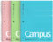 KOKUYO Campus Spiralnotizbuch, 26,7 x 20,3 cm, College-liniert, 80 Blatt (160 Seiten), blutbeständig, Packung mit 3 Farben: Rosa, Himmelblau, Grün, hergestellt in Japan (WSG-SU-400G1×3)