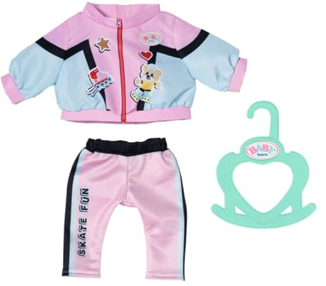 BABY born Little Jogginganzug mit Hose und Jacke für 36 cm Puppen, 836347 Zapf Creation