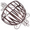 IWOWHERO Soporte De Flores De Hierro Europeo Montado Pared Estante para Macetas Semicircular De Color Bronce Soporte Duradero y Fácil De Instalar para Decorar Balcones Jardines y Ventanas
