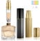 JOOMOKO Perfume Atomiser, Perfume Travel Bottle, 10ML Atomiser Spray Bottle, Refillable & Travel Size Perfume Spray Bottle Easy to Refill Cologne Dispenser for Women and Men(Gold＆Black)