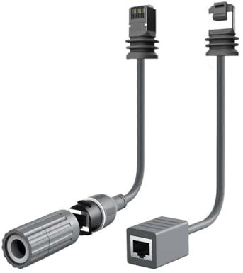 Adattatore Ethernet Starlink Gen3 V3 RJ45, connettore di ricambio impermeabile per satellite rettangolare, convertitore RJ45 Gen 3 per accessori router Starlink