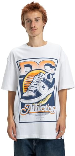 Dcshoes Short-Sleeved T-Shirt Manteca Tribute HSS Men's White XS