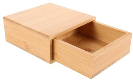 Homoyoyo Kleiner Schmuckorganizer Aus Bambus Multifunktionale Schmuckbox Elegante Aufbewahrung Für Armbänder Ringe Und Kleine Gegenstände Stabile Holzstruktur Für Schlafzimmer Und