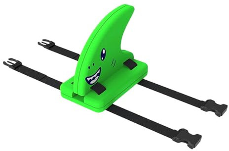 Birtern Haifischflosse Schwimmflosse zum Schwimmen für Kinder, Haifischflossen, Schwimmhilfe, EVA, tragbare Trainingsbretter mit verstellbarem Gürtel für Pool