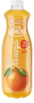 Don Simón Jus d'Ananas Sans Sucres Ajoutés, 100% Fruit, Liquide, 1L, Pack de 5 Bouteilles