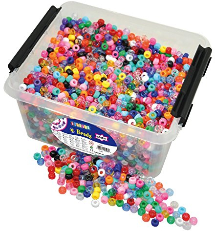 Playbox 2471014 Kongo Perlen Set 5000 Stück, Mehrfarbig