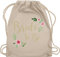 Turnbeutel Rucksack - Bride To Be - Unisize - Naturweiß - utensilien junggesellinnenabschied brauttaschen jga braut baumwolle beutel jungesellinnenabschied outfit jungesselnabschied bridemaid stoff