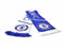 Chelsea FC Unisex Jacquard-Strickschal Vertigo, für Erwachsene (Einheitsgröße) (Blau/Weiß)
