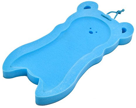 Jannyshop Matelas de Bain pour Bébé Coussin de Bain Antidérapant en Éponge pour Baignoire de Bébé (Bleu)