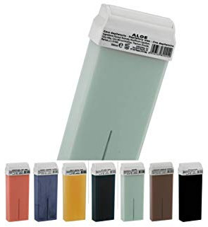 MFB Provence® - 12 cartouches de cire pour épilation - Roll on au choix - Cire à épiler professionnelle sans colophane (aloe vera)