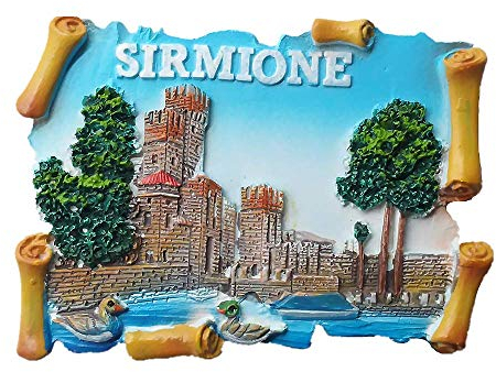 Sirmione Lake Garda Italien Kühlschrankmagnet Reise Souvenir Geschenkkollektion Zuhause Küche Dekoration Magnetaufkleber Sirmione Italien Kühlschrankmagnet