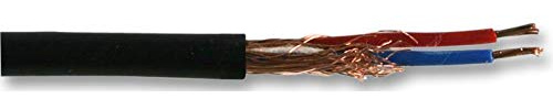 Pro Power 670 Mic2C 2-adriges geschirmtes Mikrofonkabel, 7/0,20 mm, schwarz, 100 m