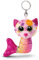 NICI Glubschis: Das Original – Glubschis Schlüsselanhänger Meerjungfrau Katze 12 cm – Kuscheltieranhänger mit Schlüsselring für Schlüsselband, Schlüsselbund & Schlüsselhalter – 46821