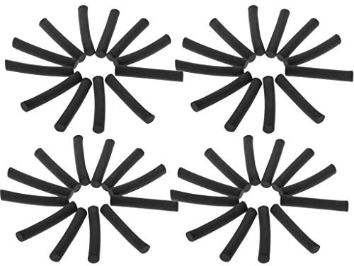 Harilla 48PC Carp Fishing Foam Stick Float Zylinder Make Fly Zig Rig, Schwarz