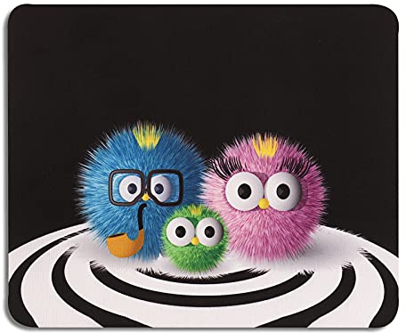 AOKSUNOVA Petit Tapis de Souris Multicolore avec Motif Floral 20 x 15 x 0,3 cm