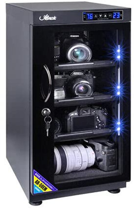 50l Touch Screen Digital Dehumidify Dry Cabinet Box for Slr Camera Lens