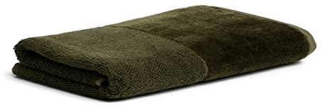 Möve Bamboo Luxe Duschtuch 80 x 150 cm aus 60% Baumwolle / 40% Viskose aus Bambus-Zellstoff, Olive