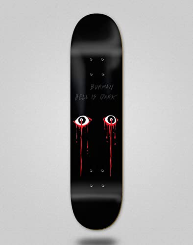 Zero Skateboard Deck Burman Heel is Dark 8.625