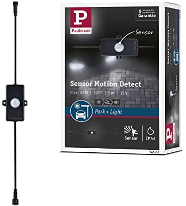 Paulmann 94556 Park + Light Außenleuchte Controller mit Bewegungsmelder IP44 max. 24 W Dimmodul Schwarz Zubehör Kunststoff Beleuchtungssystem