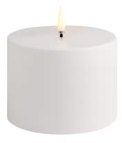 Uyuni - Outdoor LED Pillar Candle - White - 10,1x7,8 cm (UL-OU-WH10178)