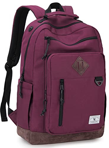 VX VONXURY Rucksack Herren Damen, Wasserfeste Schulrucksack Tagesrucksäcke 15,6-Zoll-Laptop-Büchertasche für Schule, Arbeit, Reisen