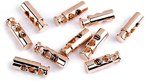 maDDma 4 Stück Kordel-Stopper aus Metall Kordelklemmen für Bekleidung Taschen Variantenwahl