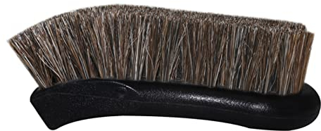 NinWelly jfqm Fit for Autoinnenreinigungsbürste Auto Lederbürste Autopflege Reinigungsbürste Rosshaar Autowaschbürste Reifenbürste