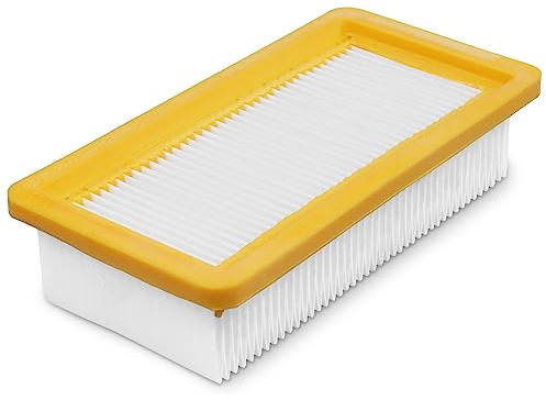 PRIMEBAG - Flachfaltenfilter kompatibel mit Kärcher AD 2 Battery AD 3 Premium AD 4 Premium Aschesauger Filter - Ersatz für KFI 7420 6.415-953.0 - Bestleistung beim Saugen