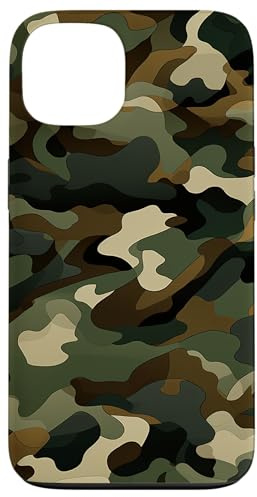Militär Camouflage Tarnmuster Grünes Camo Muster Hülle für iPhone 13