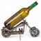 MIJOMA Porte-bouteille en métal style moto rétro Cafe Racer Bobber Chopper Vintage & Classique - Porte-bouteille de vin pour moto (Cafe Racer)