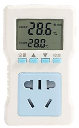 Temperaturregler für Aquarien, Thermostat-Heizungen, Steuerung 100 V-240 V, 1500 W, Steuerung mit Sonde für Reptilien, Aquarien, digitale Temperaturregler, Fische, Reptilien, Aquariumthermostat
