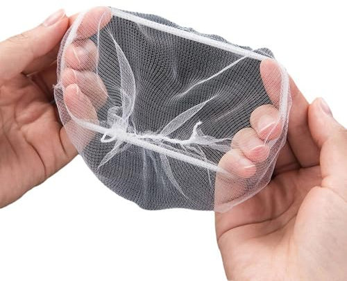 WAZUBC 300 Pcs Sink Strainer Bag Net, Kitchen Sink Strainer Mesh Bag Anti Clogging Elastic Sink Garbage Trash Mesh Filter Nets for Collecting Kitchen Food Waste Leftover Garbage