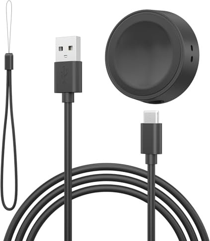 Apple Watch USB Charger Compatible With iWatch Series Ultra/8/7/6/5/4/3/2/1/SE, Magnetic Fast Charging Cable (Black)