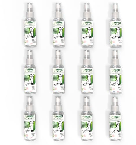 Handy display reiniger und bildschirmreiniger spray - 12X50ml - 99% natürlich - Zertifiziert von Ecocert