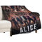 KURIAHRNM Alice in Borderland Decken, weiche Flanelldecke, Überwurf, Wohnzimmer, Sofa, warme Decke, Familie für Zimmer, Büro, 150 x 200 cm