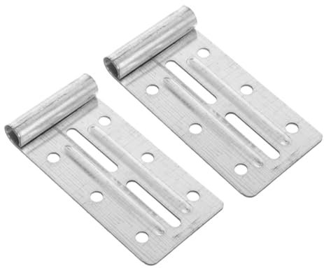 Mikikit Kit Di Ferramenta Per Porte Da Garage 2 Staffe Per Binari Piastre Di Montaggio Elementi Di Rinforzo Per Sezioni Di Porte Da Garage