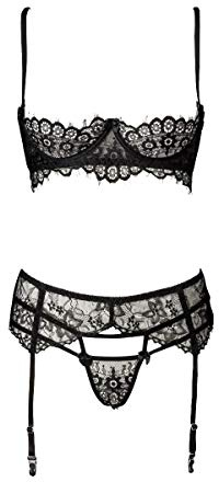 Grey Velvet 5-teiliges Straps-BH-Set