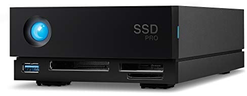 LaCie 1big Dock SSD Pro 4TB externe Festplatte, Thunderbolt 3, USB, PC Mac iPad & iPhone, Data Rescue Service (STHW4000800)