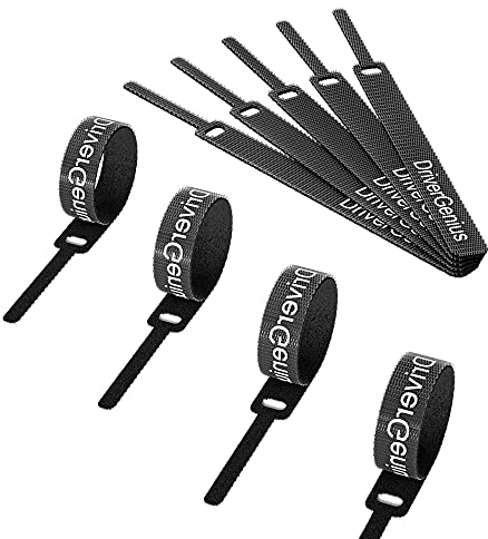 DriverGenius ZD-160 | Reutilizables Cable Tie Organizador Cables Corbatas Cables 1 pack
