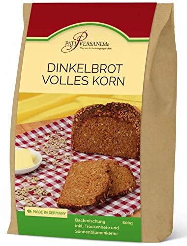 Torten Deko Shop Backmischung Dinkelbrot Volles Korn, 600g