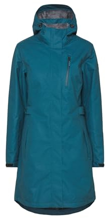 Killtec Damen Parka Funktionsparka mit abzippbarer Kapuze KOW 165 WMN PRK wasserdicht, Winddicht, atmungsaktiv 00834-petrol 38