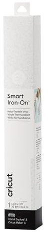 Cricut Smart Iron-On™ Purpurina (0,9 m), Blanco - Cricut
